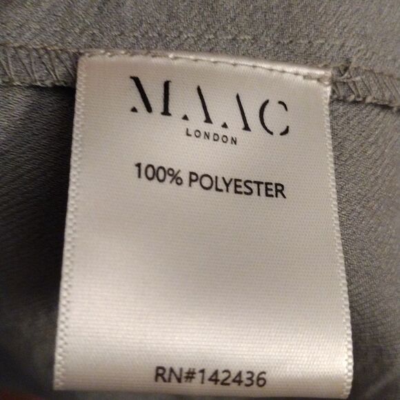 MAAC London "Tibi" Open Snap-Front Cardigan Vest, White/Green, Size Smal… - Picture 9 of 10